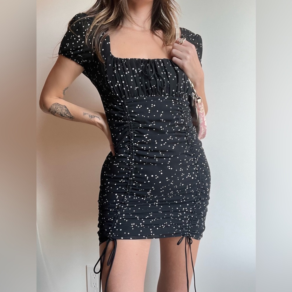 Polka Dot Mini Dress (S)